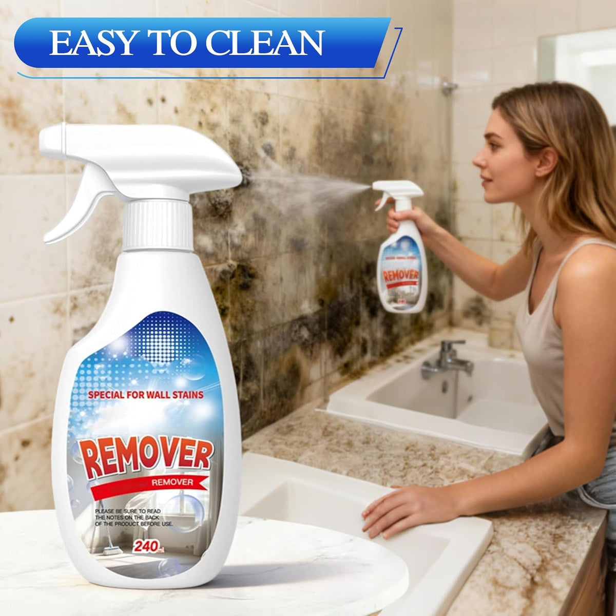 Instant Wall Mold & Mildew Remover Spray