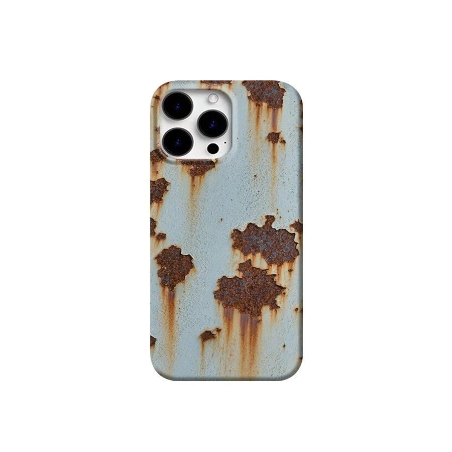 ćBUY MORE SAVE MOREćš©Rusty Metal Texture iPhone Caseš„NEW ARRIVAL