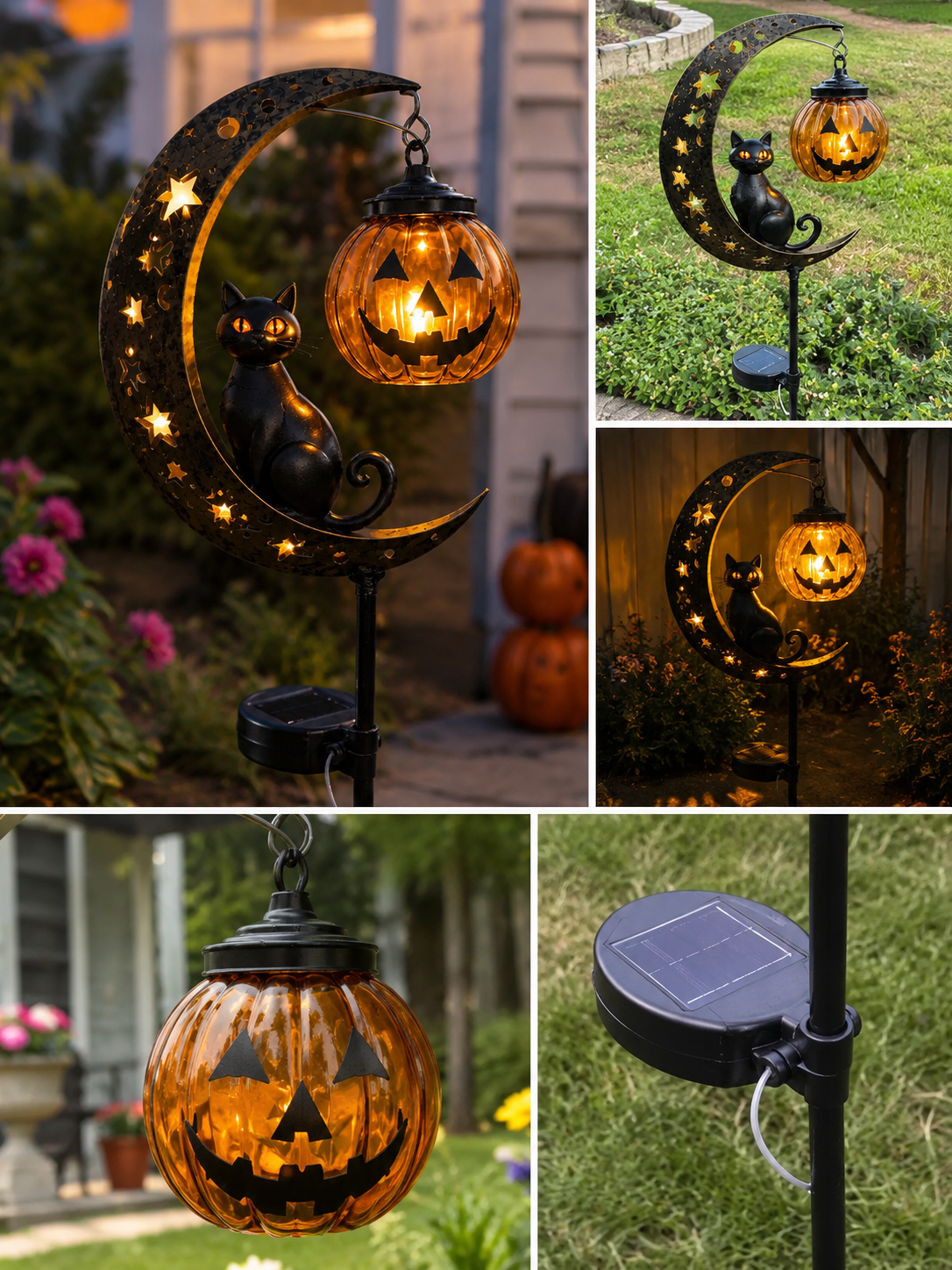 🔥Last Day Limited To 50 Units Only $29.99✨ |Pumpkin Moon Garden Stake Light