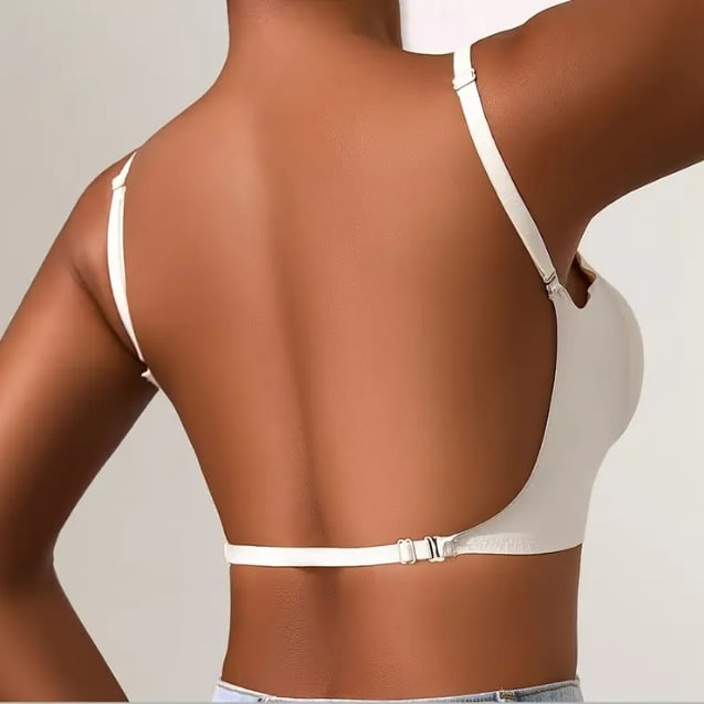 🏆Hot Sale 49% OFF🔥Women's Solid Color Wireless Backless Bra