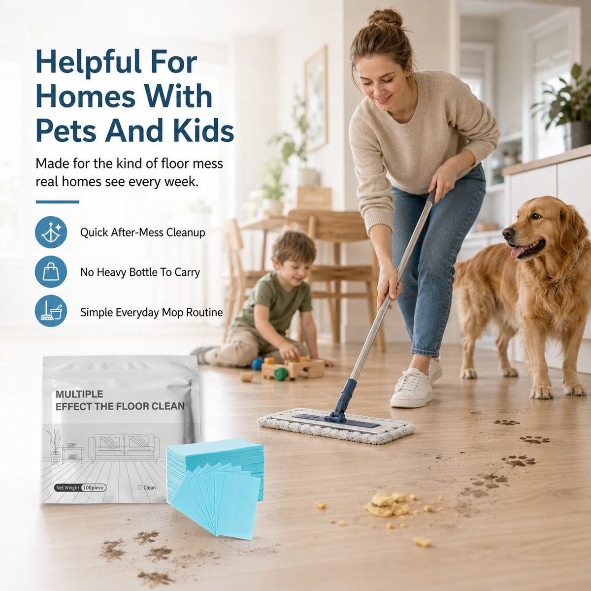 100-Piece Multi-Surface Floor Cleaning Tablets
