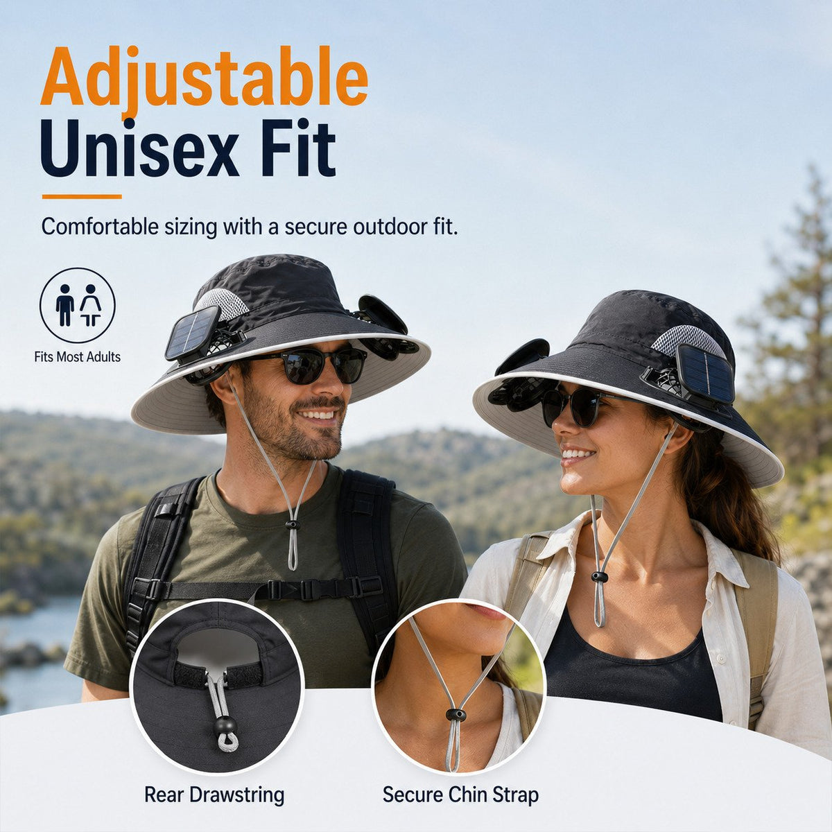 🔥 Summer 2026 Must-Haves – Solar Fan Sun Protection Hat | Limited Time 49% OFF 💥