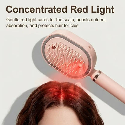 💆‍♀️ Electric Spray Air Cushion Massage Comb – Anti-Static Nano Mist Hair Brush with Scalp Massage ✨🌿