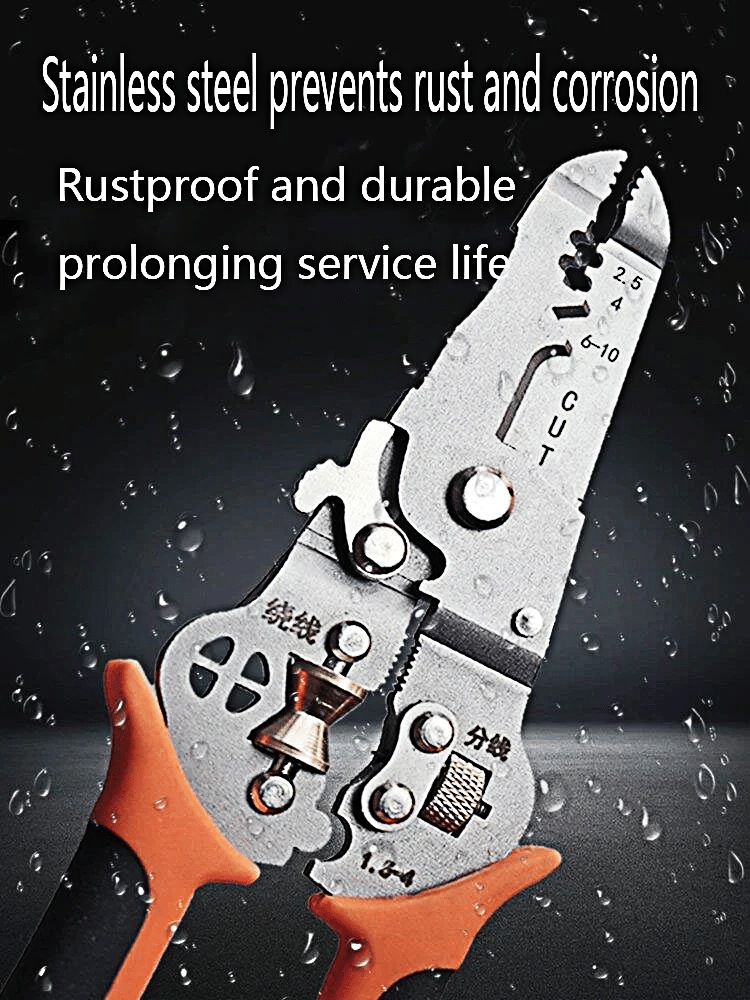 (💥99% of customers chose to buy 3)2026 New Multifunctional Wire Stripper Crimper Cable Cutter Pliers