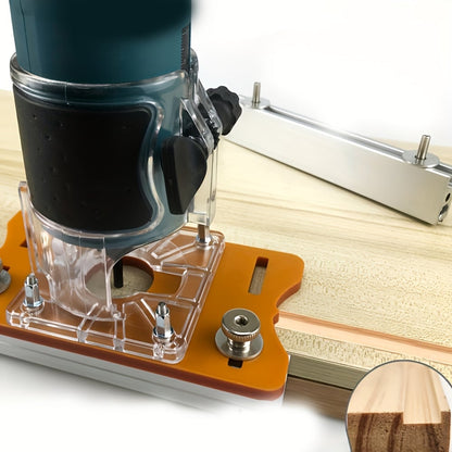 2-in-1 Woodworking Trimmer Slotting Auxiliary Positioning Bracket