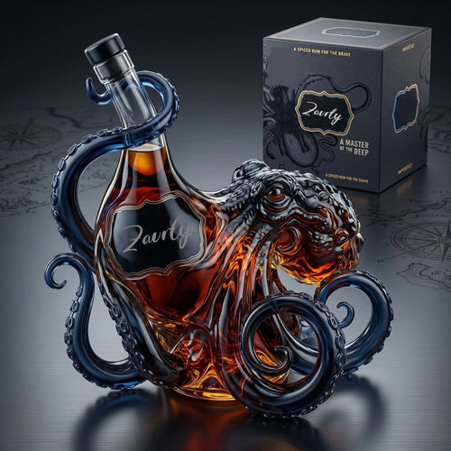 🎁 Father’s Day 49% OFF –  3D Octopus Bottle 🐙🥃