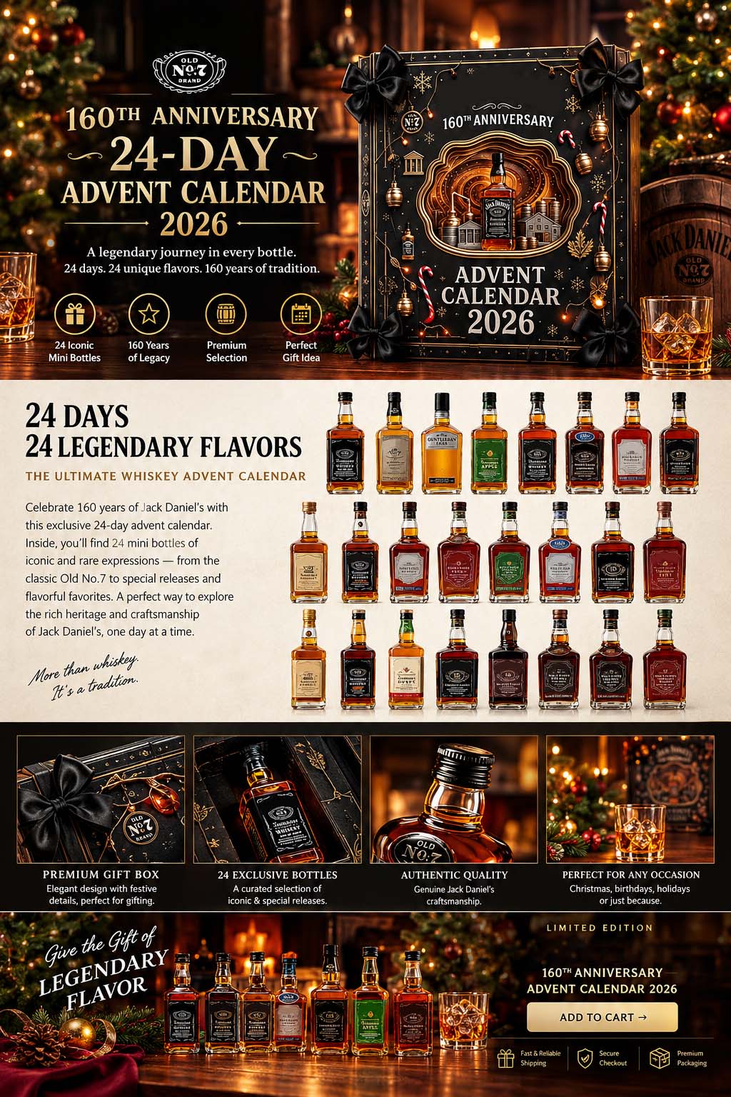 ⏰Limited Stock 60% OFF🍾160th Anniversary Advent Calendar 2026！！！