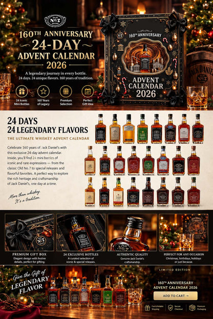 ⏰Limited Stock 60% OFF🍾160th Anniversary Advent Calendar 2026！！！