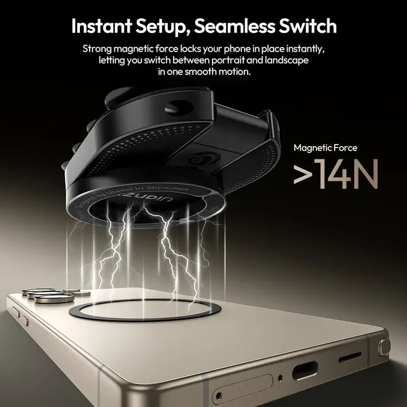 2026 Hot Sale📱 3-in-1 Suction Cup Phone Mount Stand