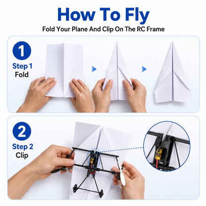 Smart RC Paper Airplane Conversion Kit (Turbo-Prop Edition)
