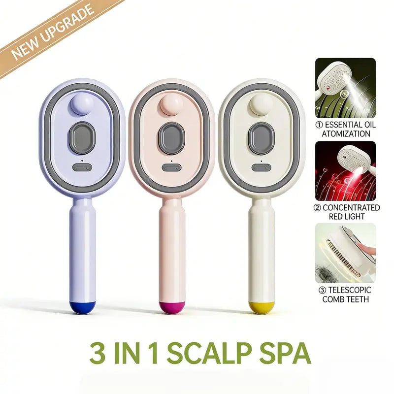 💫SAVE 50% NOW🪮✨Steam Mist Straightening Comb – Easy Salon-Like Hair
