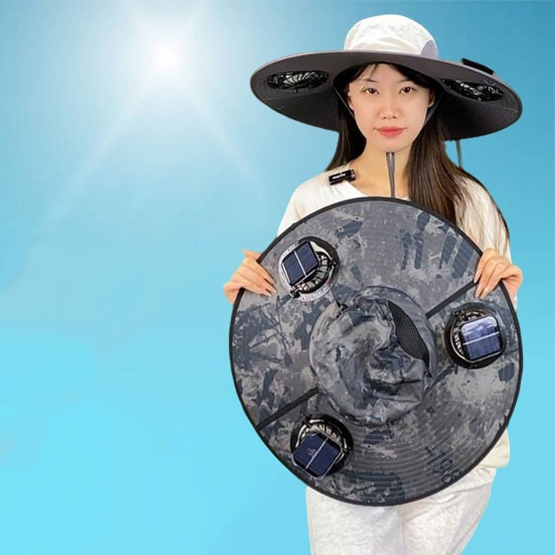 🔥 Summer 2026 Must-Haves – Solar Fan Sun Protection Hat | Limited Time 49% OFF 💥