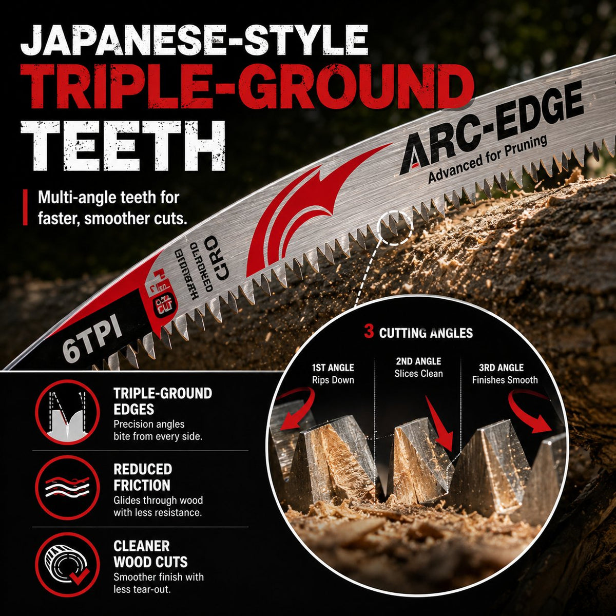 15-Inch Curved Pruning Saw Blades