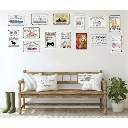 Retro Sunset Silhouette Figure Wall Art Print (8" x 12") – Scratch & UV-Resistant Decor