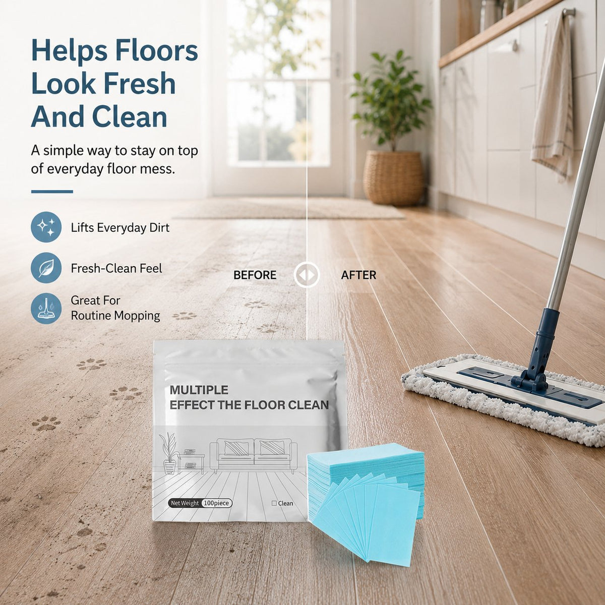 100-Piece Multi-Surface Floor Cleaning Tablets