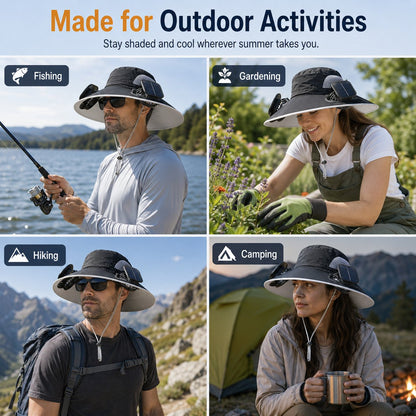 🔥 Summer 2026 Must-Haves – Solar Fan Sun Protection Hat | Limited Time 49% OFF 💥