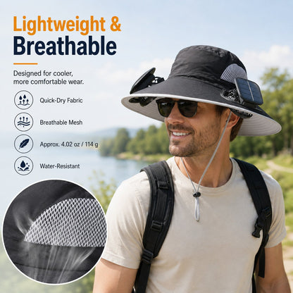 🔥 Summer 2026 Must-Haves – Solar Fan Sun Protection Hat | Limited Time 49% OFF 💥