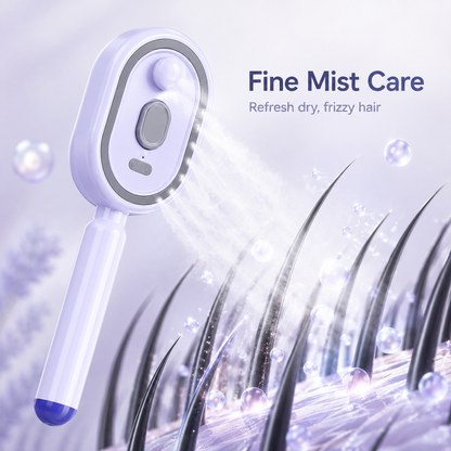 💫SAVE 50% NOW🪮✨Steam Mist Straightening Comb – Easy Salon-Like Hair