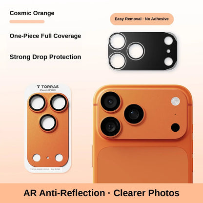 📸1-Piece Metal Frame Camera Lens & Module Protector for iPhone 18/17 Series