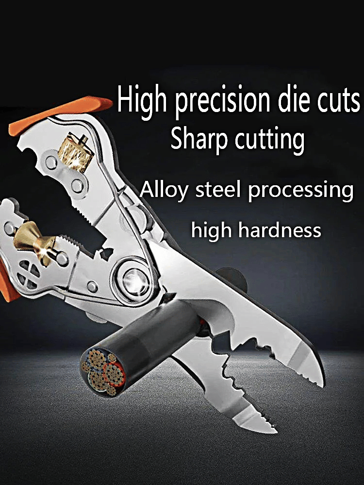 (💥99% of customers chose to buy 3)2026 New Multifunctional Wire Stripper Crimper Cable Cutter Pliers