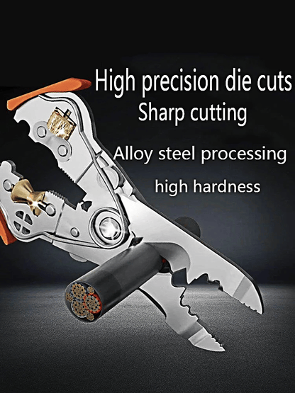 (💥99% of customers chose to buy 3)2026 New Multifunctional Wire Stripper Crimper Cable Cutter Pliers