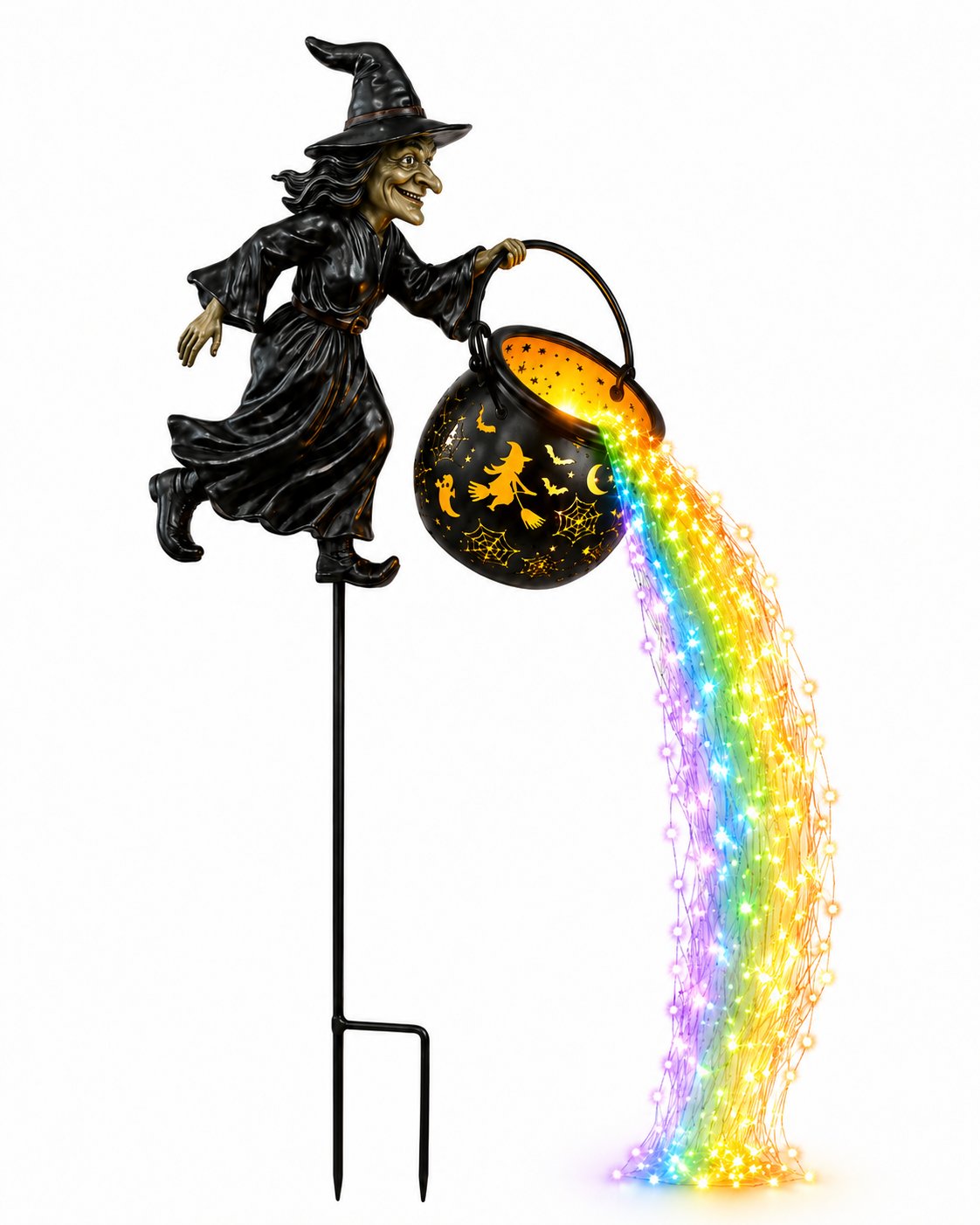 🎃Witch Potion Waterfall Garden Lamp