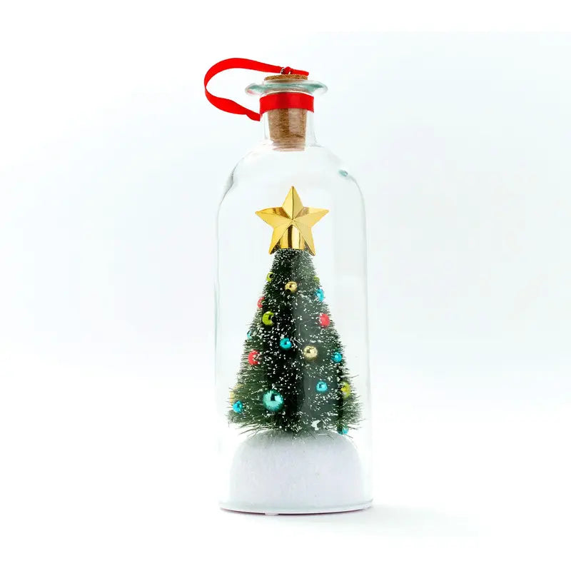 🎄 Mr. Christmas 8" Recordable Christmas Tree Message In A Bottle