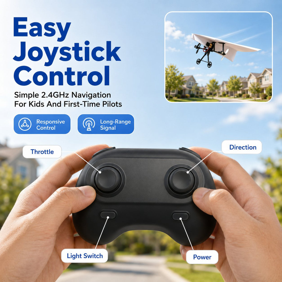 Smart RC Paper Airplane Conversion Kit (Turbo-Prop Edition)