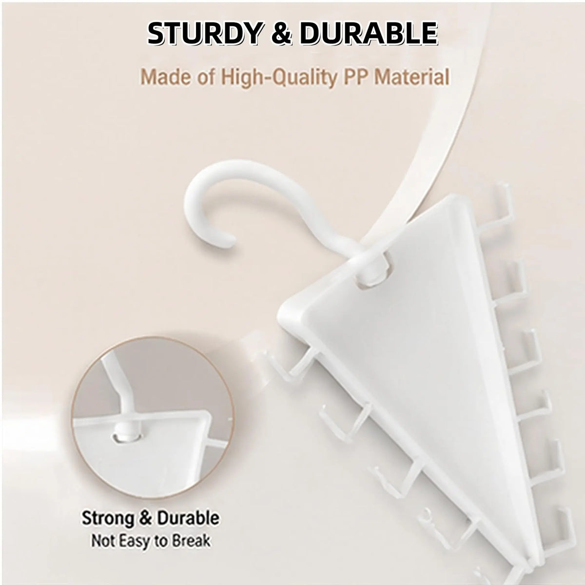 12-Hook Rotating Closet Organizer Hanger