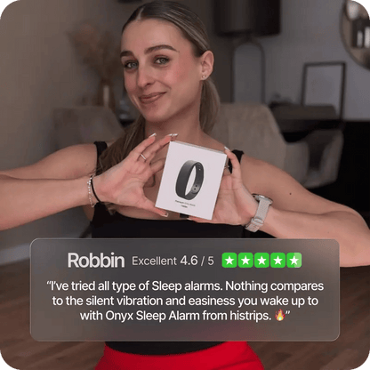 ⌚ Silent Vibration Alarm Clock – Wrist-Worn Wearable Wake-Up Device for Heavy Sleepers
