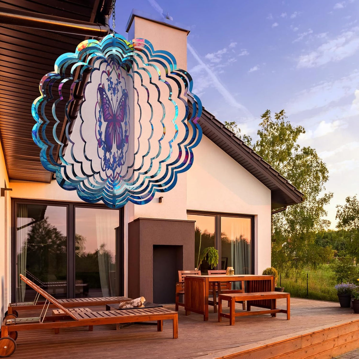 Hanging Wind Spinners Outdoor - Stunning 3D Effect