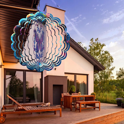 Hanging Wind Spinners Outdoor - Stunning 3D Effect
