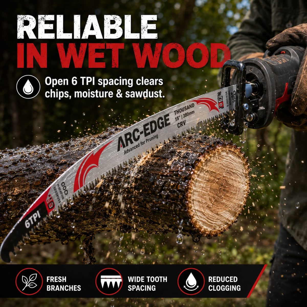 15-Inch Curved Pruning Saw Blades
