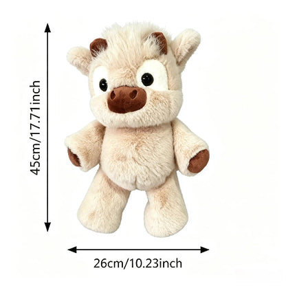 Running Highland Cow Plush Toy - Soft & Cuddly Gift for All