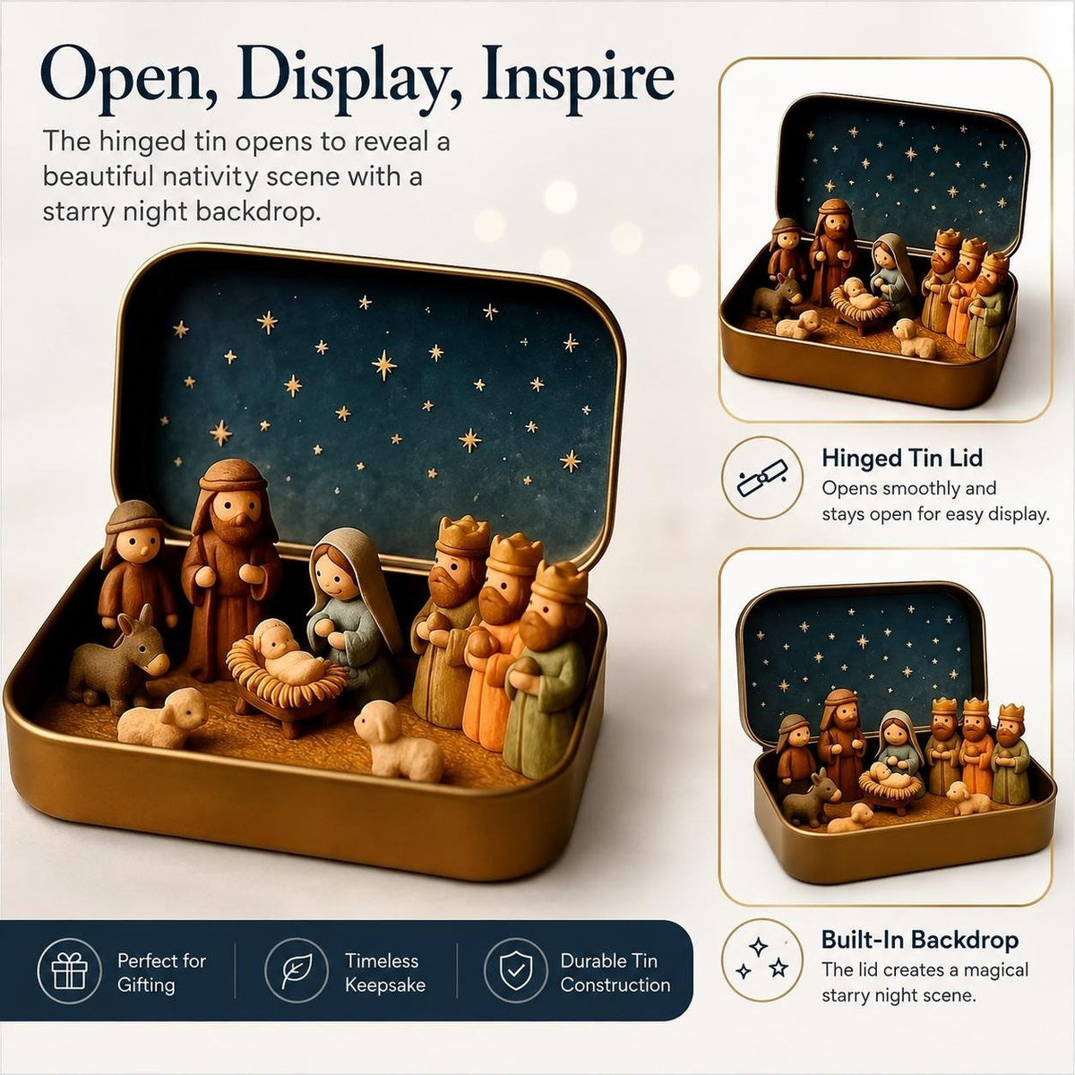 💕Hot sale 30% OFF✨ Pocket-Size Mini Nativity Scene Set