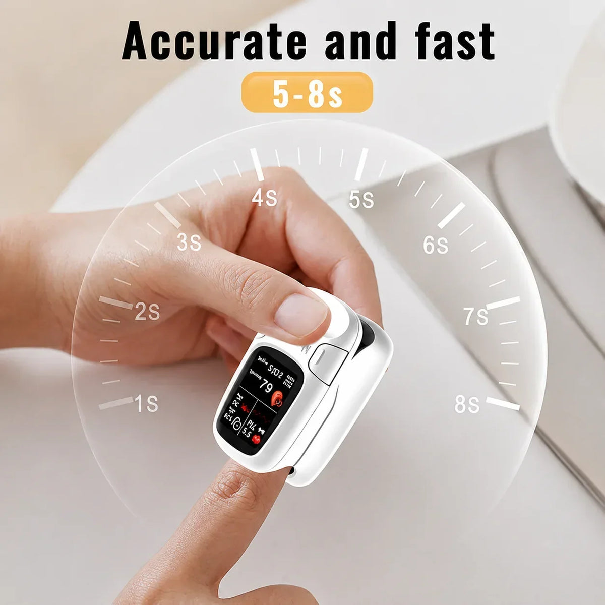 🔥 3-in-1 Smart Health Monitor – Glucose, Heart Rate & Blood Oxygen Tracking