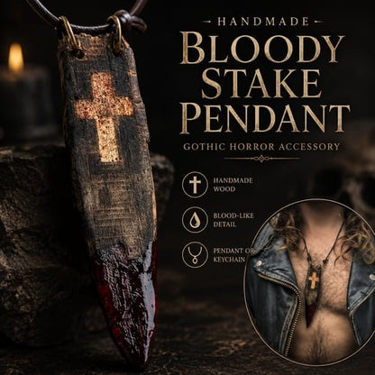 🔥Last Day 49% OFF - 🧙🖤Handmade vintage bloodwood amulet