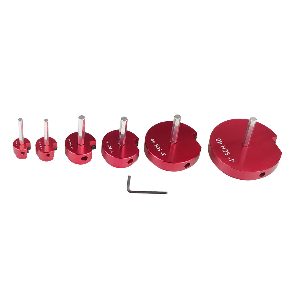 04529 for PPRK6 Plastic Pipe Fitting Reamer 6 Piece Kit Fit standard 1/2" drills