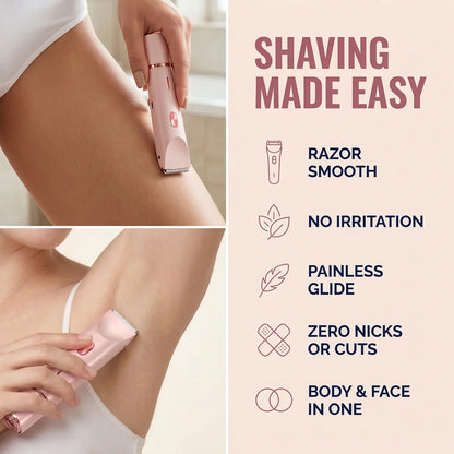 2 in 1 trimmer is / skin· to getting silky smooth