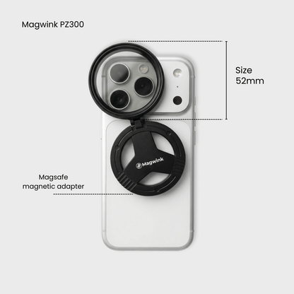 Magwink PZ300 MagSafe 52mm Filter System for iPhone