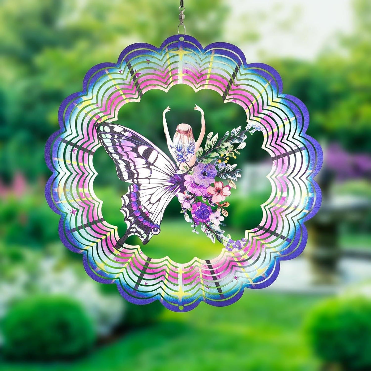 Hanging Wind Spinners Outdoor - Stunning 3D Effect