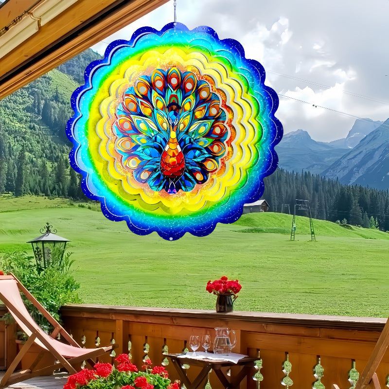 Hanging Wind Spinners Outdoor - Stunning 3D Effect