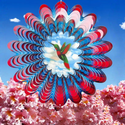 Hanging Wind Spinners Outdoor - Stunning 3D Effect
