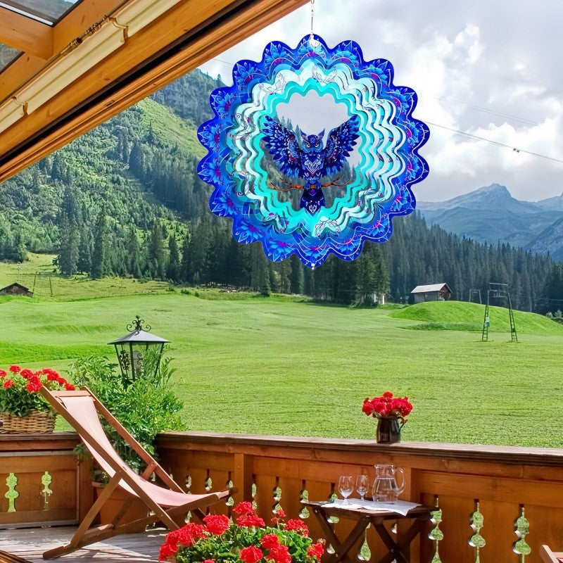Hanging Wind Spinners Outdoor - Stunning 3D Effect