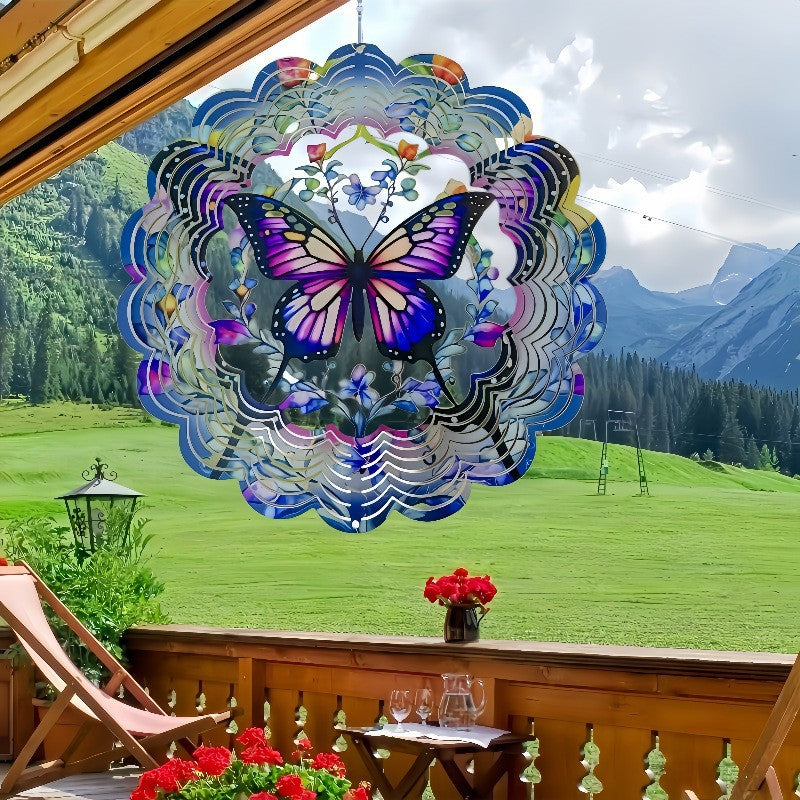 Hanging Wind Spinners Outdoor - Stunning 3D Effect
