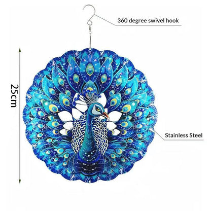 Hanging Wind Spinners Outdoor - Stunning 3D Effect