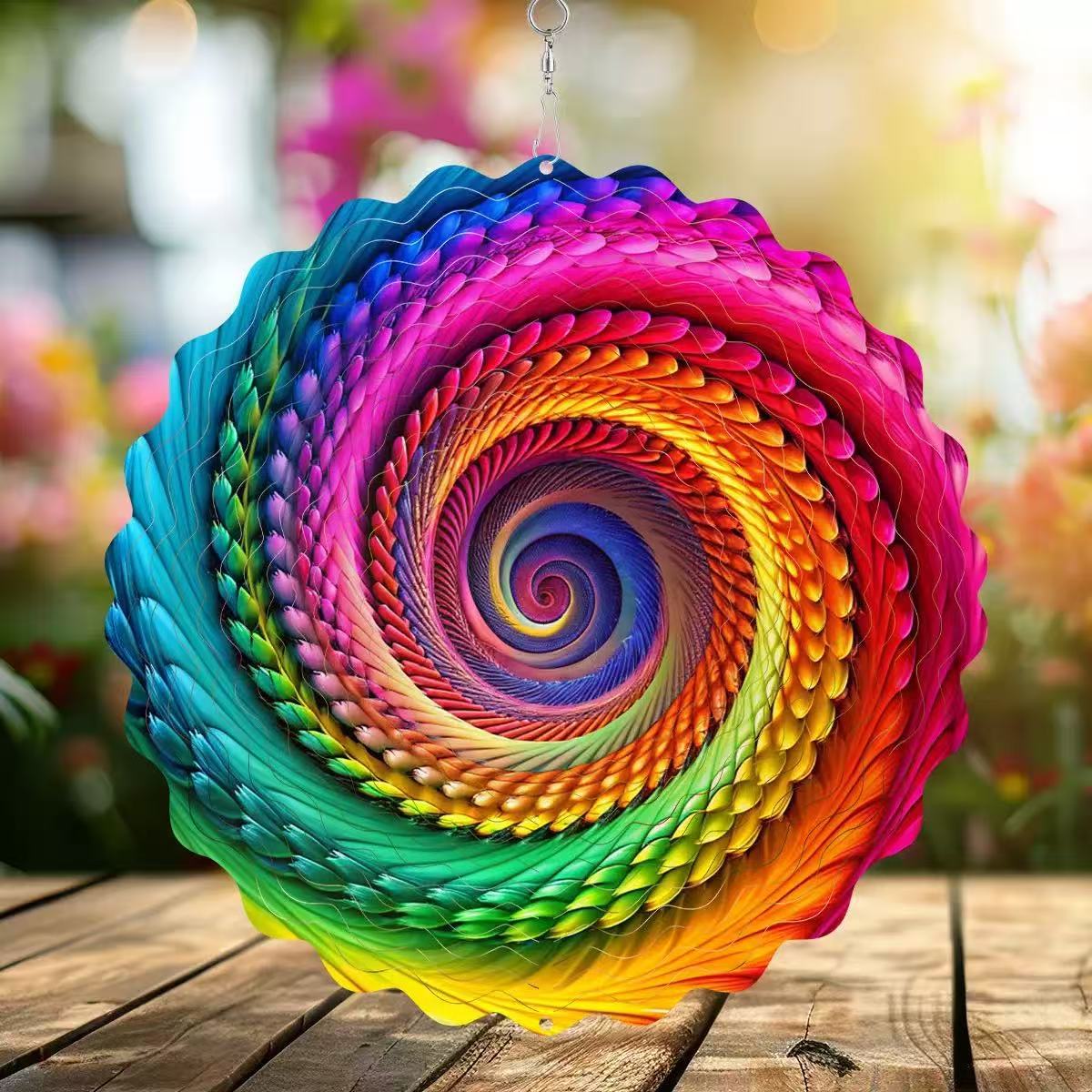 Hanging Wind Spinners Outdoor - Stunning 3D Effect