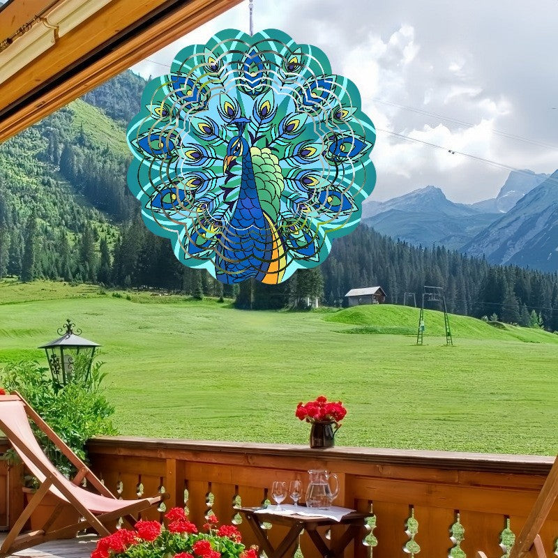 Hanging Wind Spinners Outdoor - Stunning 3D Effect