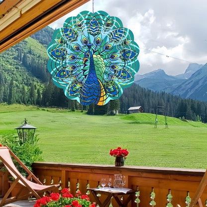 Hanging Wind Spinners Outdoor - Stunning 3D Effect