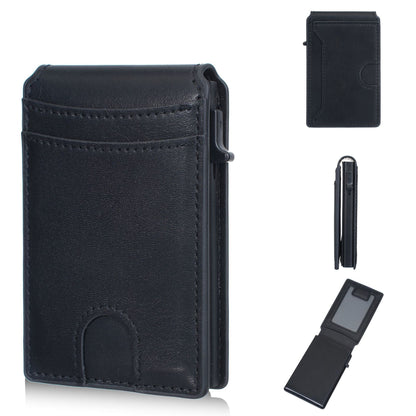 🔥RFID Blocking Minimalist Pop-Up Wallet | One-Second Card Eject Design & Ultra Slim Pocket Wallet